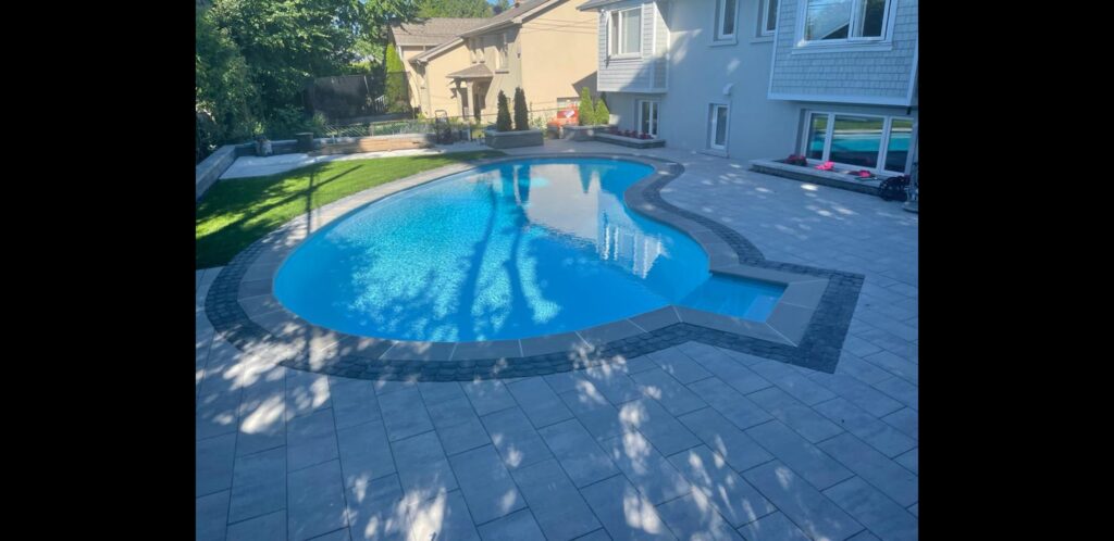masonry pool contractors Aurora. Natural stone pool coping Aurora local companies